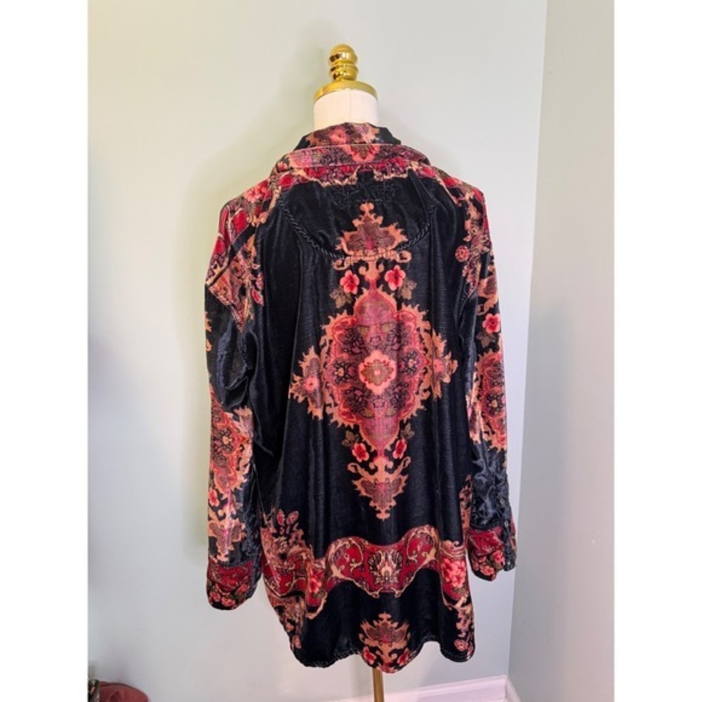 NWT Free People We The Free One Night Velvet Medallion Top M - Picture 6 of 7